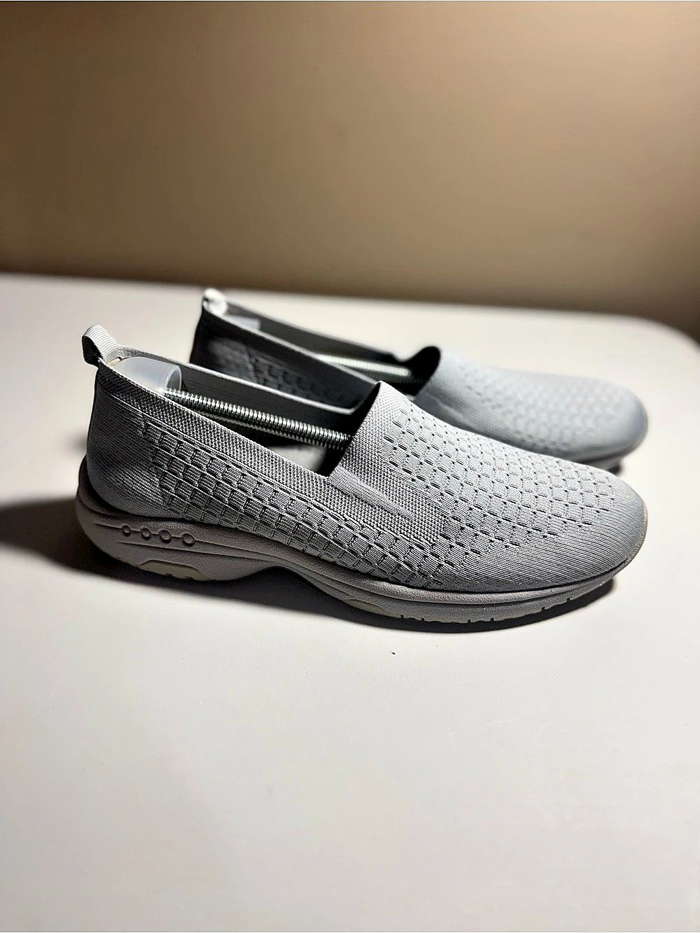 Easy Spirit Light Gray Slip On Sneaker- Great Condition